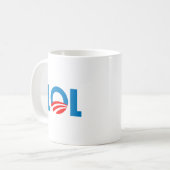 Anti-Obama - LOL Kaffeetasse (Vorderseite Links)