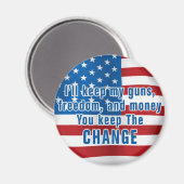Anti-Obama Magnet (Vorderseite/Rückseite)