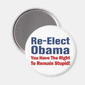 Anti-Obama Magnet (Vorderseite/Rückseite)
