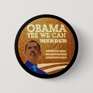 Anti-Obama-Mord Inc. Button
