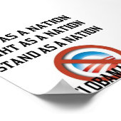 Anti-Obama-Nation-Poster Poster (Ecke)
