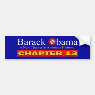 Anti-Obama - neuer Kapitel-… Konkurs Autoaufkleber