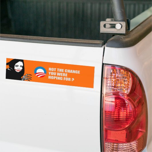 Anti-Obama - NICHT die ÄNDERUNG, die SIE FÜR t Autoaufkleber (Auf Lkw)