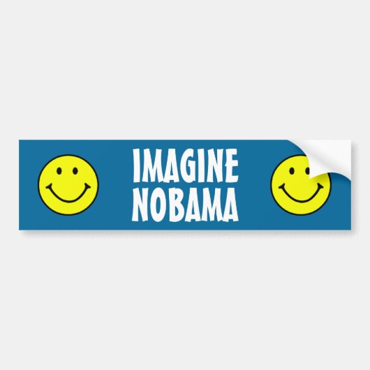 Anti Obama nobama Autoaufkleber (Vorne)