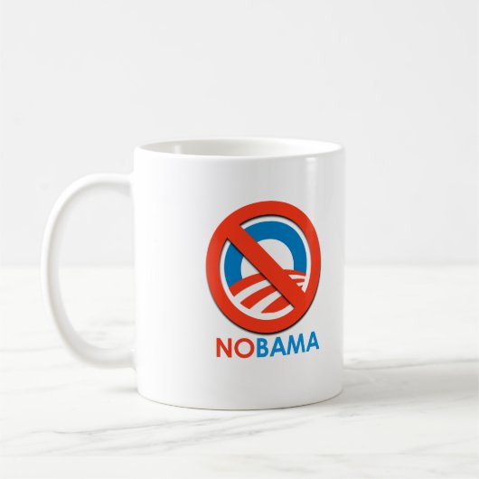 ANTI-OBAMA - NOBAMA KAFFEETASSE (Links)