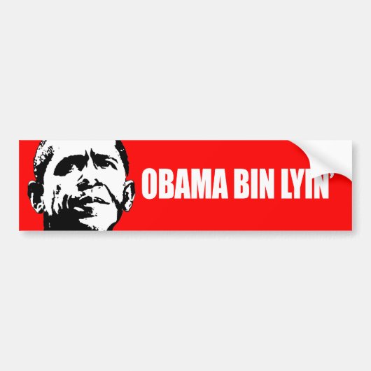 Anti-Obama- - Obama-Behälter lyin Autoaufkleber (Vorne)