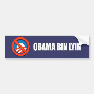 Anti-Obama- - Obama-Behälter lyin Autoaufkleber