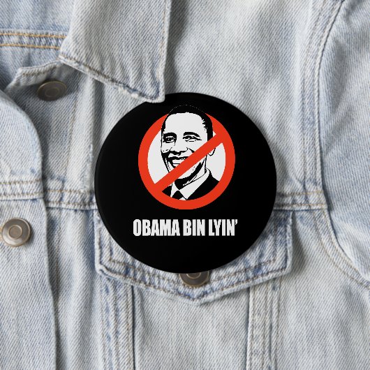 Anti-Obama - Obama bin lyin Button (Beispiel)