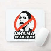 ANTI-OBAMA/OBAMA ERSCHRICKT MICH T - Shirt Mousepad (Mit Mouse)