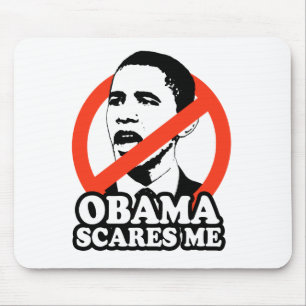 ANTI-OBAMA/OBAMA ERSCHRICKT MICH T - Shirt Mousepad