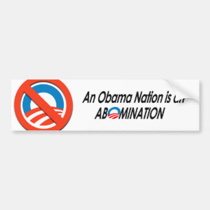 Anti-Obama - Obamanation 2 Autoaufkleber