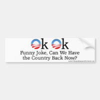 Anti-Obama "OKAY OKAY, lustiger Witz, kann wir das