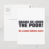 Anti-Obama Postkarte (Vorne/Hinten)