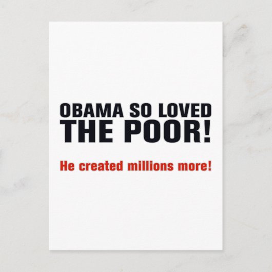 Anti-Obama Postkarte (Vorderseite)