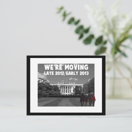 Anti Obama Postkarte (Stehend Vorderseite)