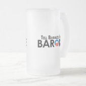 Anti-Obama - sagen Sie Barack Im Baroke Mattglas Bierglas (VorderseiteRechts)