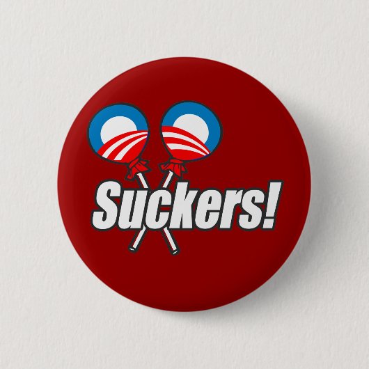 Anti-Obama - Sauger Button (Vorderseite)