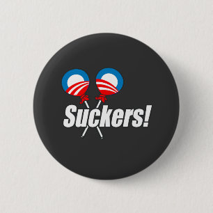 Anti-Obama - Schwindel Button