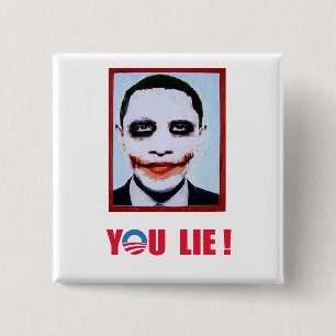 Anti-Obama - Sie Lüge Button