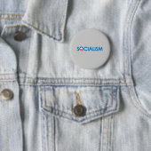 Anti-Obama - Sozialismus Button (Beispiel)