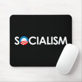 Anti-Obama - Sozialismusweiß Mousepad (Mit Mouse)