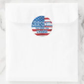 Anti-Obama-Sticker Runder Aufkleber (Tasche)