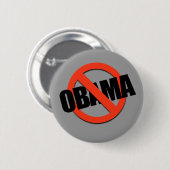 ANTI-OBAMA-T-SHIRT BUTTON (Vorne & Hinten)