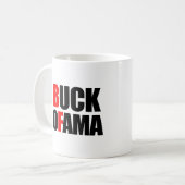 Anti-Obama - T - SHIRT des DOLLAR-OFAMA Kaffeetasse (Vorderseite Links)