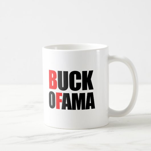 Anti-Obama - T - SHIRT des DOLLAR-OFAMA Kaffeetasse (Rechts)