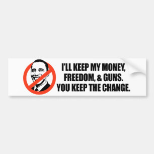Anti-Obama-T - Shirt - Sie behalten die Autoaufkleber