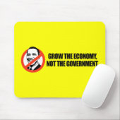 Anti-Obama-T - Shirt - wachsen Sie die Wirtschaft Mousepad (Mit Mouse)