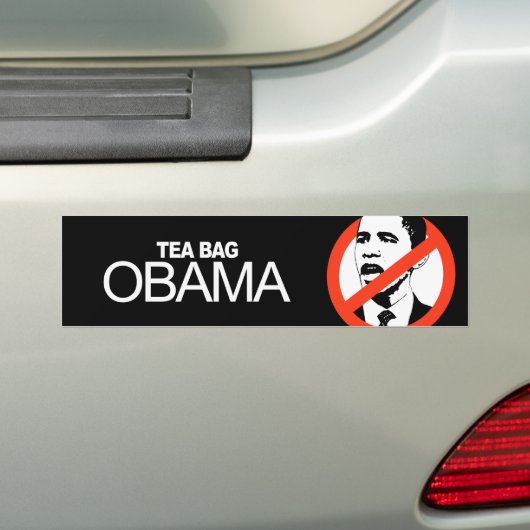 Anti-Obama - Teebeutel Obama Autoaufkleber (Auf Auto)