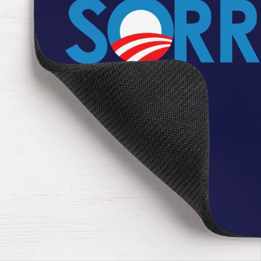 Anti-Obama - traurig schon Mousepad (Ecke)