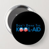 Anti-Obama - trinken Sie nicht die Koolhilfe Button (Vorne & Hinten)