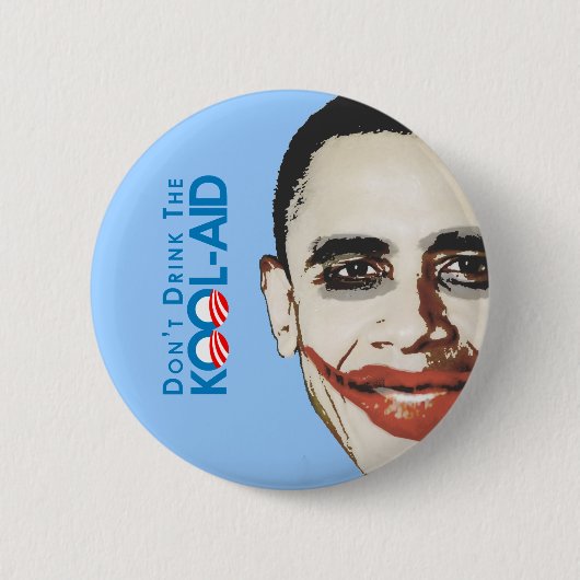 Anti-Obama - trinken Sie nicht die Koolhilfe Button (Vorderseite)