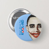 Anti-Obama - trinken Sie nicht die Koolhilfe Button (Vorne & Hinten)