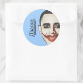 Anti-Obama - Weil jeder sein Geld verdient Runder Aufkleber (Tasche)