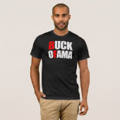 Anti-Obama - Weiß des DOLLARS OFAMA 2 T-Shirt (Vorne ganz)