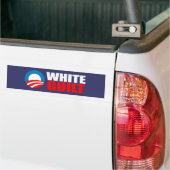 Anti-Obama - WEISSER SCHULD Autoaufkleber (Auf Lkw)