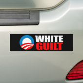 Anti-Obama - WEISSER SCHULD Autoaufkleber (Auf Auto)