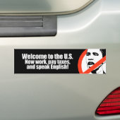 Anti-Obama - Willkommen zahlen jetzt Steuern Autoaufkleber (Auf Auto)
