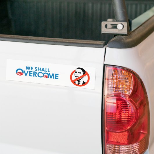ANTI-OBAMA - WIR ÜBERWINDEN AUTOAUFKLEBER (Auf Lkw)