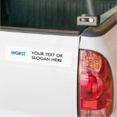 ANTI-OBAMA - WORST-.png Autoaufkleber (Auf Lkw)