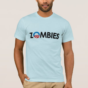 Anti-Obama - Zombieschwarzes T-Shirt