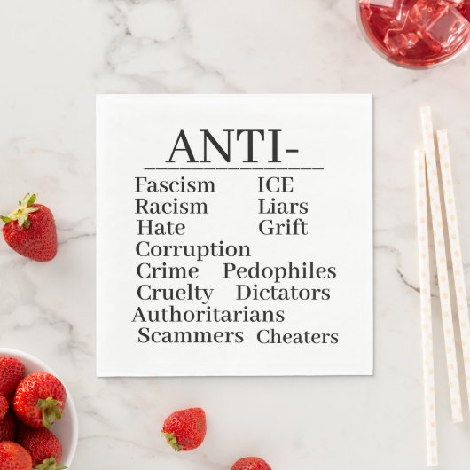 Anti-Papier-Serviette Serviette (Beispiel)
