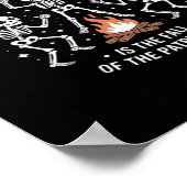 Anti Patriarchat Skeleton Herbstdrossel Poster