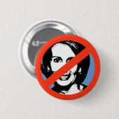 ANTI-PELOSI: Anti-Nancy Pelosi Button (Vorne & Hinten)