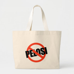 Anti--Pelosi/Anti-Nancy Pelosi Jumbo Stoffbeutel