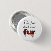 Anti-Pelz Abzeichen Button (Vorne & Hinten)