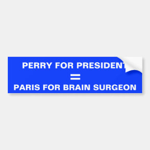 Anti-Perry Wahl-T - Shirt 2012 Autoaufkleber